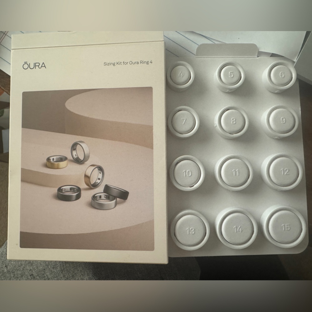 Oura Ring 4 Sizing Kit